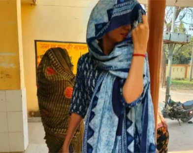 Inspection IAS Krati Raj wore a ghoonghat to disguise herself as a patient