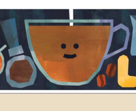 What does "flat white" mean? Celebrate the beverage coffee with today's Google Doodle.