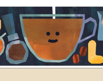 What does "flat white" mean? Celebrate the beverage coffee with today's Google Doodle.